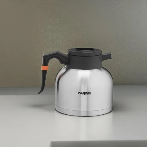 Vista 2 de Waring Jarra térmica de acero inoxidable de 64 onzas para cafetera WCM60PT