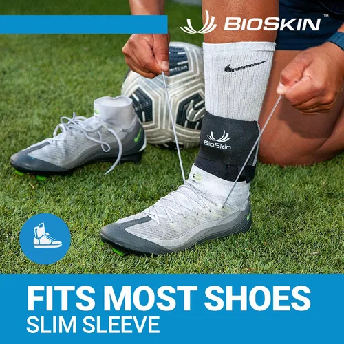 Vista 7 de trilok Tobillera, versátil tobillo apoyo Esguince – de tobillo, Fascitis Plantar, pttd – ligero y hipoalergénico – por Bioskin, M, Negro, 1