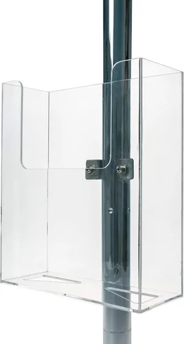 Vista 10 de Caja de bloqueo complementaria – Caja de seguridad de metal resistente para soportes de suelo de CTA como PAD-AFS - PAD-CGS - PAD-SCGS - PAD-SCGS