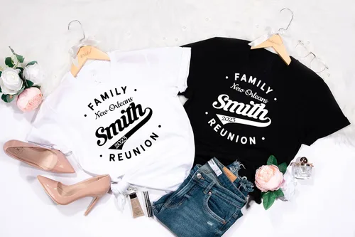Vista 3 de Family Reunion Shirts, Bulk Reunion Shirt, Matching Reunion Shirts, Family Shirts, Reunited Shirts, Family Vacation, Personalized D8