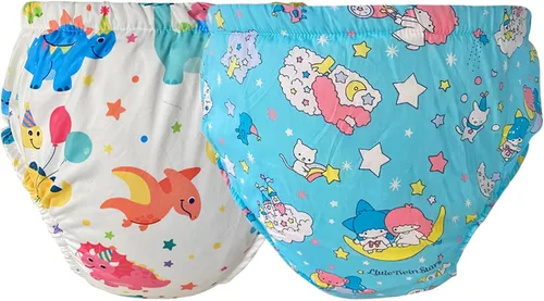 Vista 11 de Se puede reutilizar, ropa interior permanente lavable para adultos, pañales de entrenamiento para bebés, ropa interior impermeable