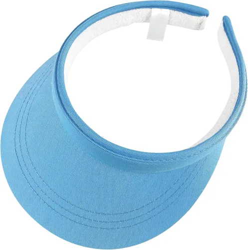 Vista 13 de Sombreros con visera para el sol, para mujer, ala ancha, ajustable, con Negro