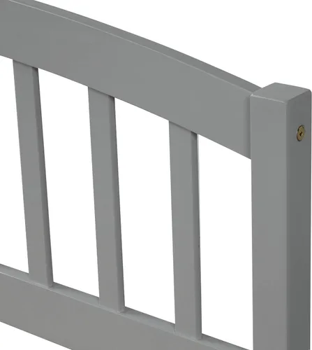 Vista 9 de Bellemave Cama de almacenamiento de plataforma individual con dos cajones, marco de cama de madera maciza con cabecero, marco de cama resistente