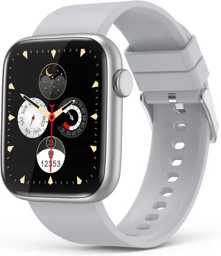Vista 8 de EarlySincere Relojes inteligentes para hombres y mujeres, presión arterial, pantalla táctil completa HD de 1.9 pulgadas, monitor de actividad física