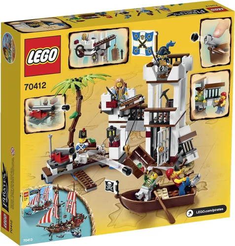 Vista 3 de Fuerte de Soldados Piratas LEGO 70412