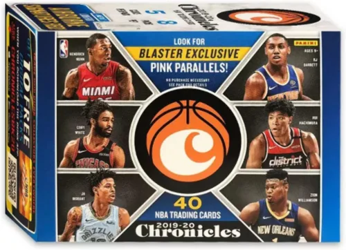 Vista 2 de Panini Chronicles NBA 2019/20 Caja de baloncesto BLASTER (40 cartas)