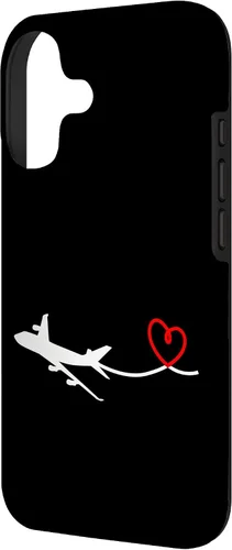 Vista 2 de Funda de aviación para iPhone 17 con modo de avión en vacaciones para hombres y mujeres