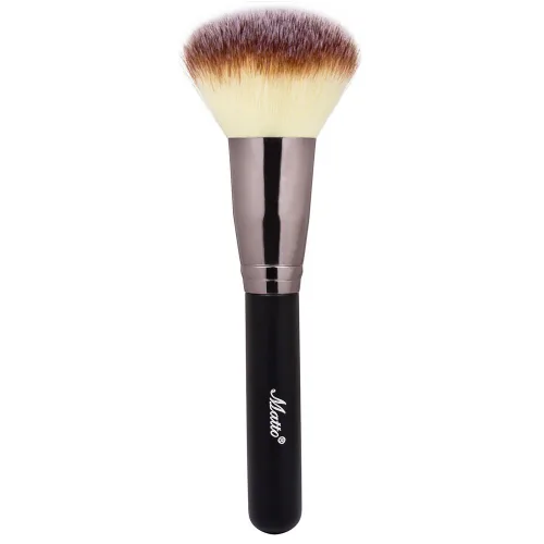 Vista 7 de Matto Flat Kabuki - Brocha de maquillaje con parte superior plana para mezcla de base líquida, crema mineral en polvo, 1 unidad