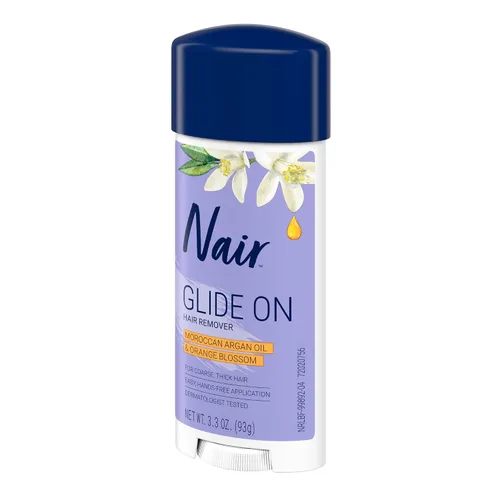 Vista 11 de Nair Glide On - Crema depilatoria para brazos, piernas y bikini, crema depilatoria, barra de 3.3 onzas