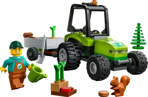 Vista 5 de Lego 60390 City Great Vehicles Park Tractor Farmhouse Toy Kit de construcción con animales de juguete, incluye minifigura, a partir de 5 años, idea