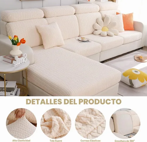 Vista 4 de Yoovat Fundas de Sofá Calmantes para el Hogar Fundas de Sofá Héroe Fundas de Cojín de Sofá para Perros Fundas Elásticas de Sofá Fundas para Sofás