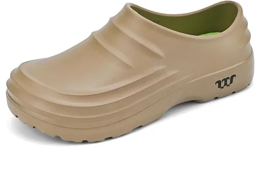 Vista 11 de Zapatos de chef para mujeres y hombres, zapatos de trabajo unisex, antideslizantes, ligeros, impermeables, para exteriores, zuecos Armadillo