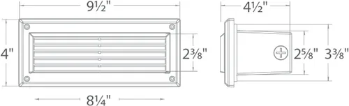 Vista 3 de WAC Lighting, Luz de ladrillo LED con listones Endurance 3000K en bronce
