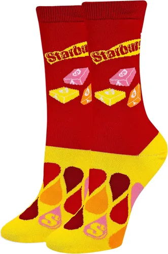 Vista 28 de Odd Sox Calcetines Candy Novelty Crew – Grande/Mediano – Mezcla de algodón suave – Dulces masticables agridulces – Divertidas golosinas coloridas
