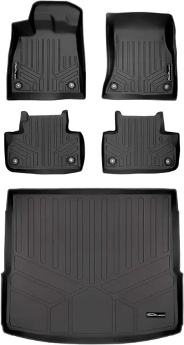Vista 14 de MAXLINER Juego de alfombrillas de piso y forros de primera fila para Audi A4 / S4 Sedan / A4 Allroad 2017-2025