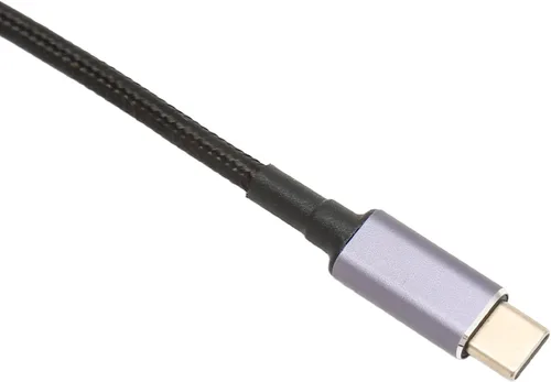 Vista 9 de Cable de alimentación CC de 0.217 x 0.098 in a USB C, entrada a USB C macho cable de carga de alimentación, con identificación automática