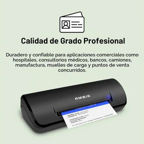 Vista 2 de Ambir ImageScan Pro 687-AS Escáner de tarjeta dúplex para computadora Windows PC y MAC