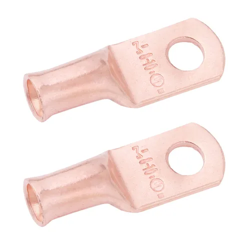 Vista 113 de SELTERM - 5 terminales de anillo resistentes para cable de batería, calibre 1/0 AWG, pernos de 1/2 pulgadas, terminales de calibre 0, ojales