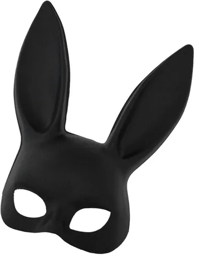 Vista 3 de Máscara de conejo para mujer máscara de conejo para Halloween fiesta de Pascua accesorio de disfraz