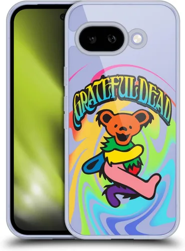 Vista 247 de Head Case Designs Funda de gel con licencia oficial de Grateful Dead Bear Trends [protección de grado militar] compatible con Google Pixel 3