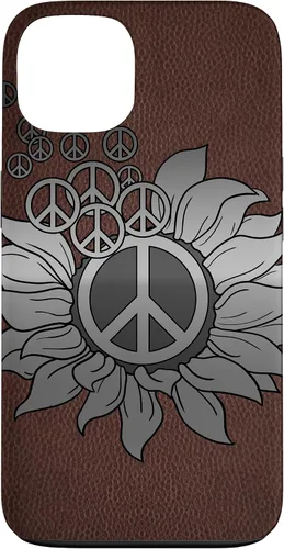 Vista 7 de Sunflower Peace Sign Hippie Hippy Vintage Floral Soul Gift Case for iPhone 17