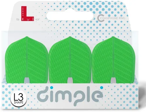 Vista 11 de L-style L3 Shape (Small Standard) Dart Flights - PRO Dimple