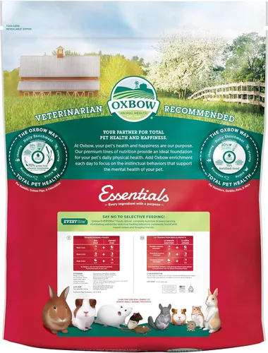 Vista 2 de Oxbow Essentials Mouse & Young Rat Food, pellets completos para roedores