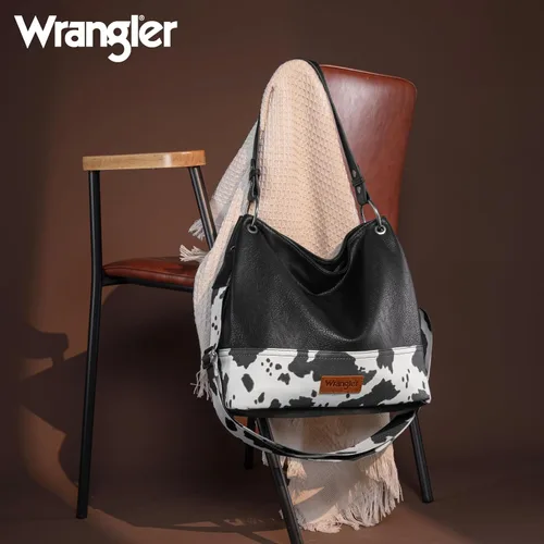 Vista 44 de Wrangler Hobo - Bolsas para mujer de cuero vegano con asa superior, bolsos de hombro y bolsos