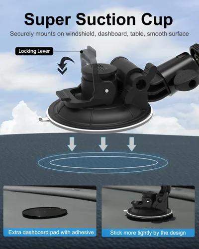Vista 3 de Soporte para tablet de automóvil, soporte resistente para tablet