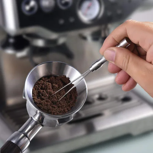 Vista 4 de MATOW Herramienta de distribución de espresso Mini WDT de acero inoxidable