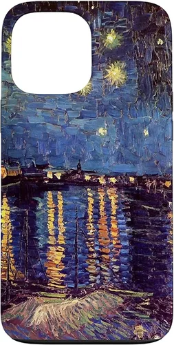 Vista 28 de Starry Night Over The Rhone, Vincent Van Gogh. Funda para iPhone 17
