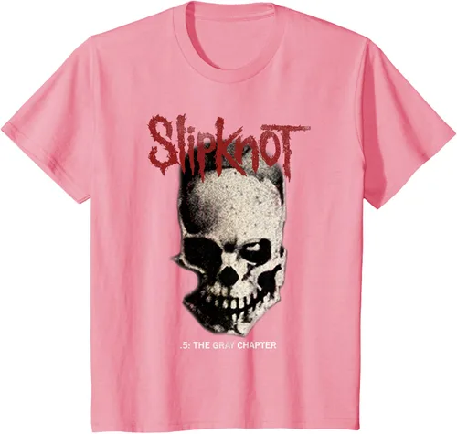 Vista 48 de Slipknot Tribal Calavera playera, niños 12, Rojo