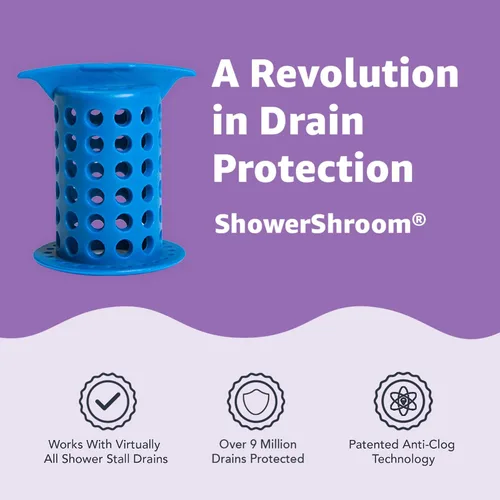 Vista 4 de ShowerShroom The Revolutionary - Protector de drenaje de ducha de 2 pulgadas