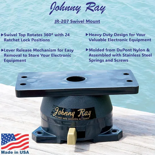 Vista 2 de Johnny Ray JR-207 - Soporte para buscador de peces y montaje de profundidad