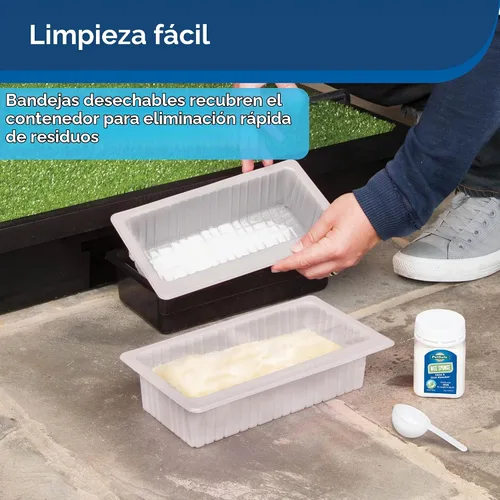Vista 7 de Pet Loo Pee-Pod con esponja - Paquete de 7 - Bandeja de inodoro interior para mascotas - Eliminación de orina
