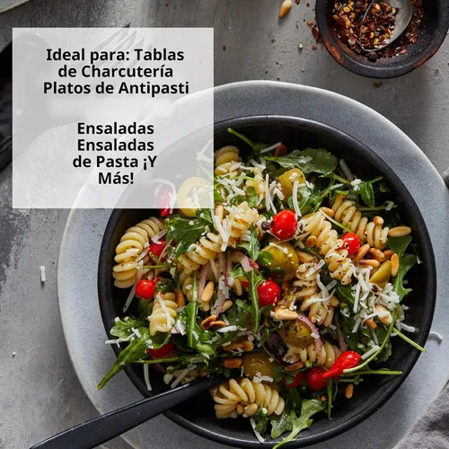 Vista 6 de DeLallo Gotas de pimienta dulce y picante, acento antipasto gourmet, tarro de 4.3 onzas, 1 paquete