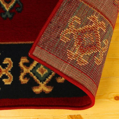 Vista 3 de SUPERIOR Alfombra Tradicional Santa Fe Colección 3 x 5 - Rojo