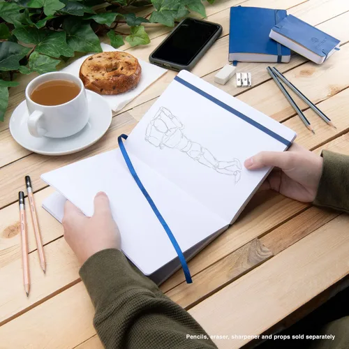 Vista 6 de Cuaderno de bocetos Travelers Dot Grid Pentalic Art, libre de ácidos