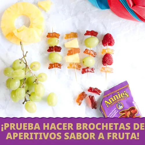Vista 7 de Annie's Organic Berry Patch - Snacks de frutas con sabor a conejito, sin gluten, 10 bolsas, 7 onzas