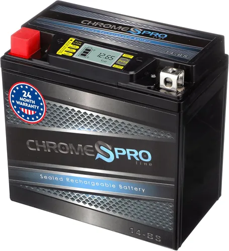 Vista 9 de Chrome Pro iGel YTX4L-BS sin mantenimiento, pantalla LCD, 50CCA, repuesto de batería de 12 V 3 Ah para ATV, motocicleta, motos acuáticas, scooter