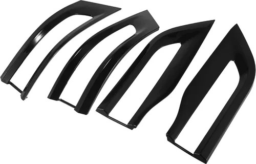 Vista 3 de X AUTOHAUX Kit de embellecedor de bisel de cubierta de lámpara trasera para Jeep Grand Cherokee 2014-2020 negro brillante 68220970AA