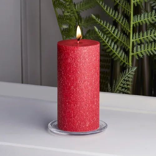 Vista 3 de Vela de pilar con fragancia de línea de árboles, de Root Candels, man-made-material, Hollyberry, 6 - pulgadas