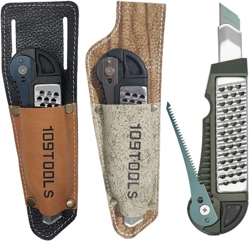 Vista 6 de Paneles de yeso 4 en 1 Multi Cuchillo para paneles de yeso Multiherramienta para paneles de yeso Rasp Plaster Planer Jab Saw Cinta métrica Gancho