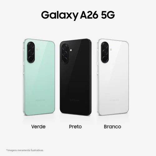 Vista 7 de Samsung Galaxy A26 5G con IA 256GB, 8GB, Doble SIM 6.7" 120Hz AMOLED, resistente al agua IP67, Android 15 Modelo internacional desbloqueado