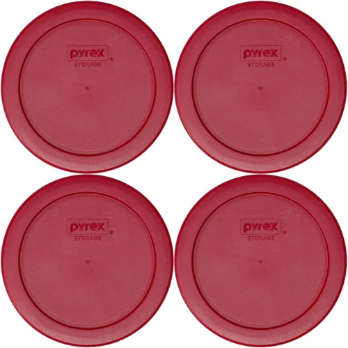 Vista 8 de Pyrex 7201-PC Sangria - Tapa de repuesto de plástico para almacenamiento de alimentos, color rojo oscuro y burdeos, fabricada en los Estados Unidos