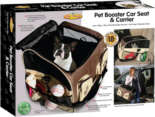 Vista 2 de Etna Pet Store Booster/Carrier/Asiento de coche para gatos y perros