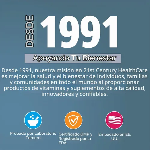 Vista 9 de 21st Century Ojos saludables con tabletas de luteína, 60 unidades, blanco (27452) Eye Vitamin with Lutein Plus Antioxidants A, Compare VS.