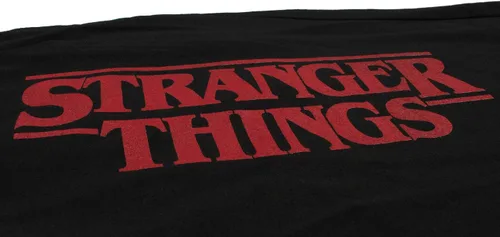 Vista 2 de Stranger Things - Pantalones de pijama para hombre con logotipo original para adultos