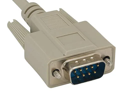 Vista 3 de Cable Leader DB9 M/F RS-232 Cable de extensión serie (1 pie (1 paquete))