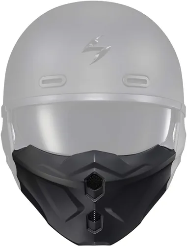 Vista 6 de ScorpionEXO Cubierta de barbilla opcional de repuesto para cascos Covert X (Gris Cemento)